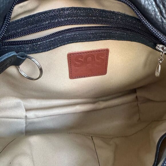 SAS Marissa Shoulder Handbag black leather - Picture 15 of 16